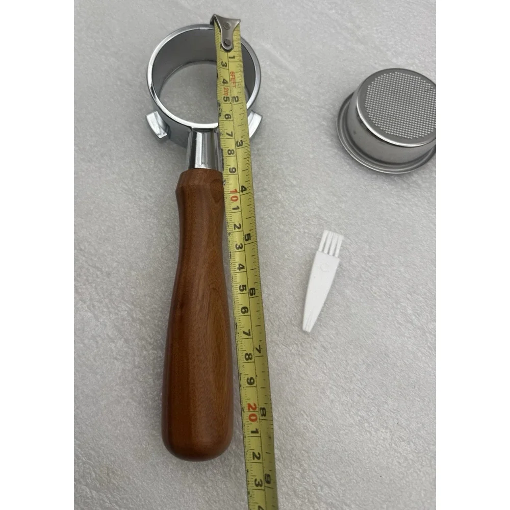 Bottomless Portafilter Barista Express 54mm Wooden Handle FOR BES870 *UNUSED ...